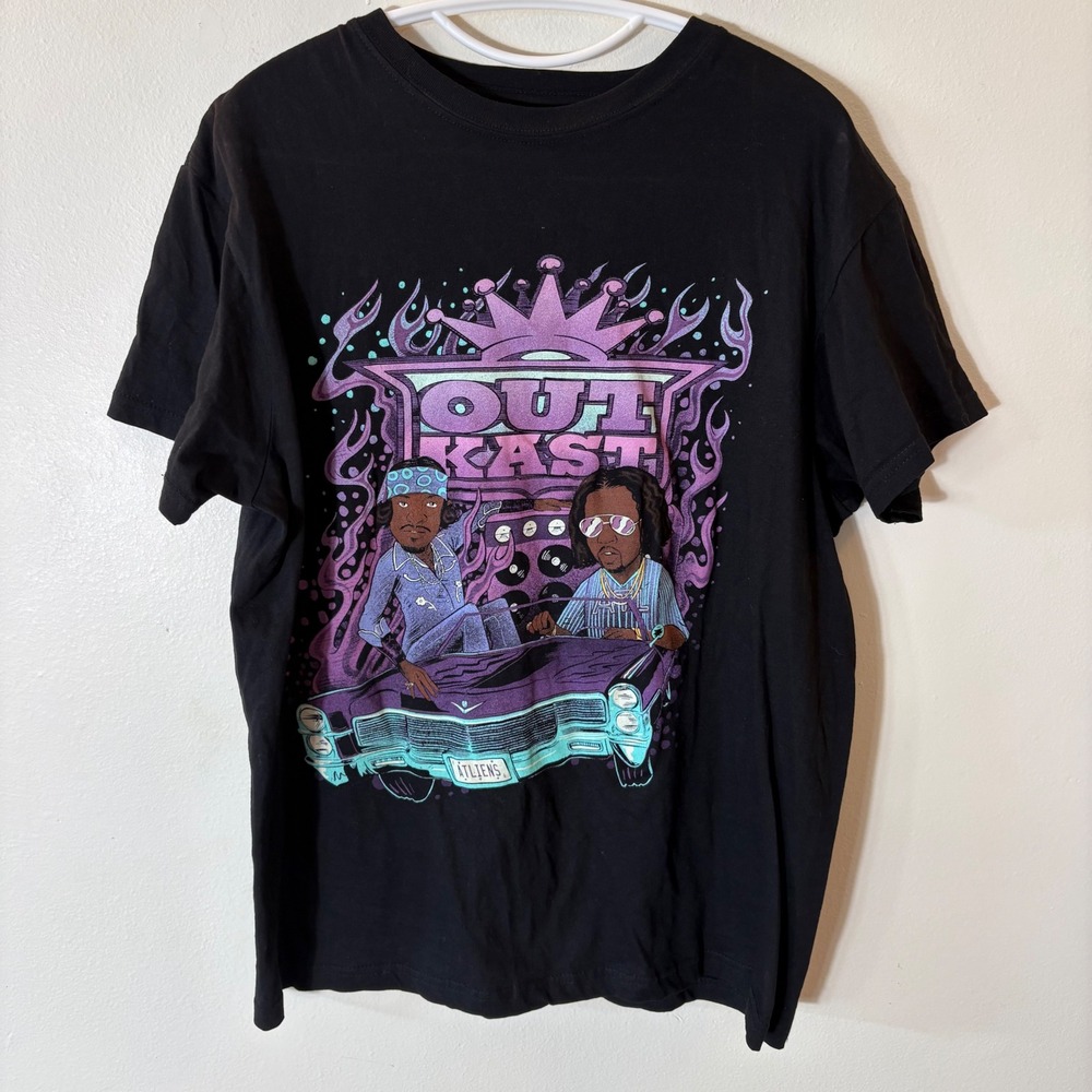 OutKast ATLiens Cartoon Graphic Crewneck T-Shirt Mens Size‎ Medium